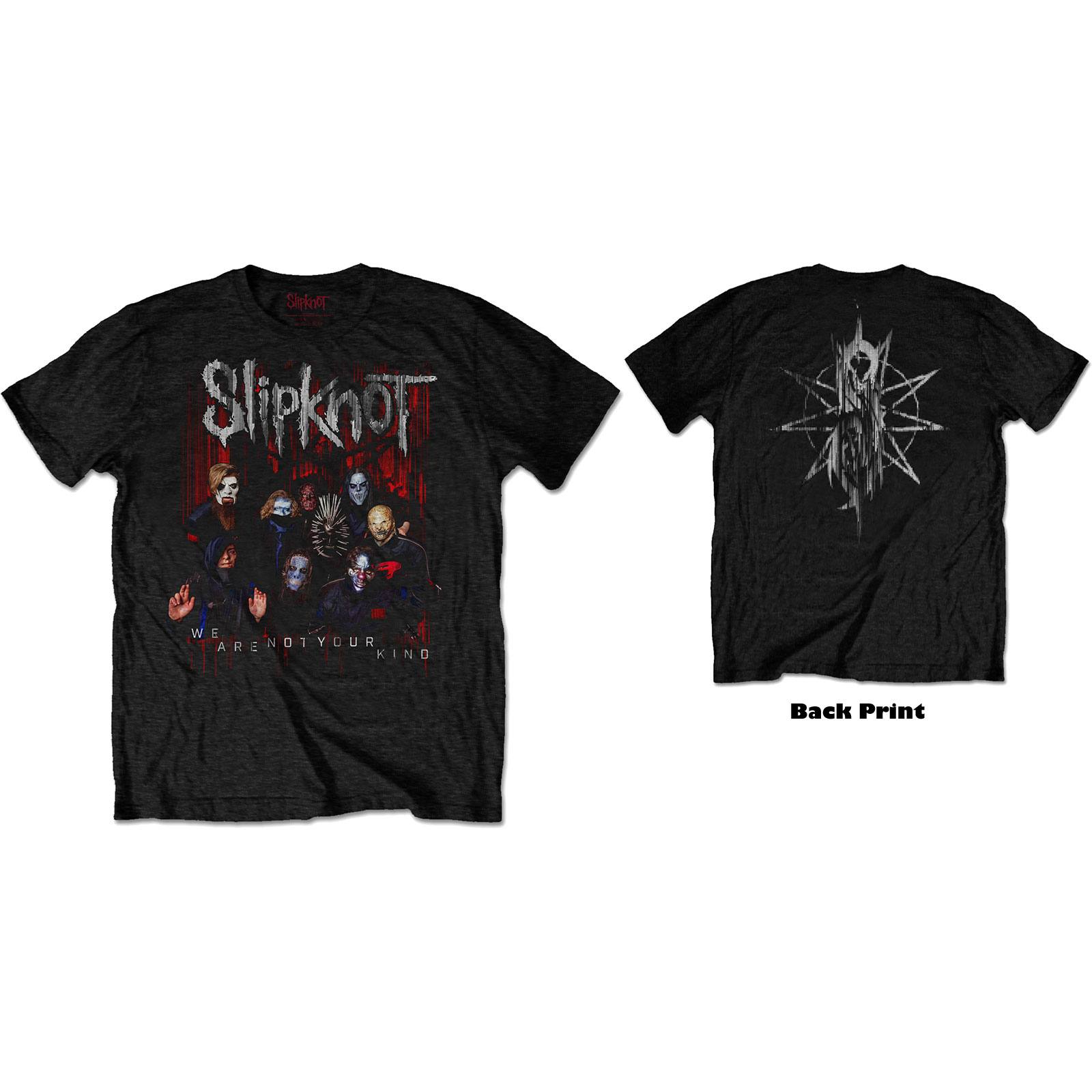 Maglietta Slipknot Ufficiale 'We Are Not Your Kind' - T-shirt Band Rock Uomo Nero Abbigliamento Rock E Metal