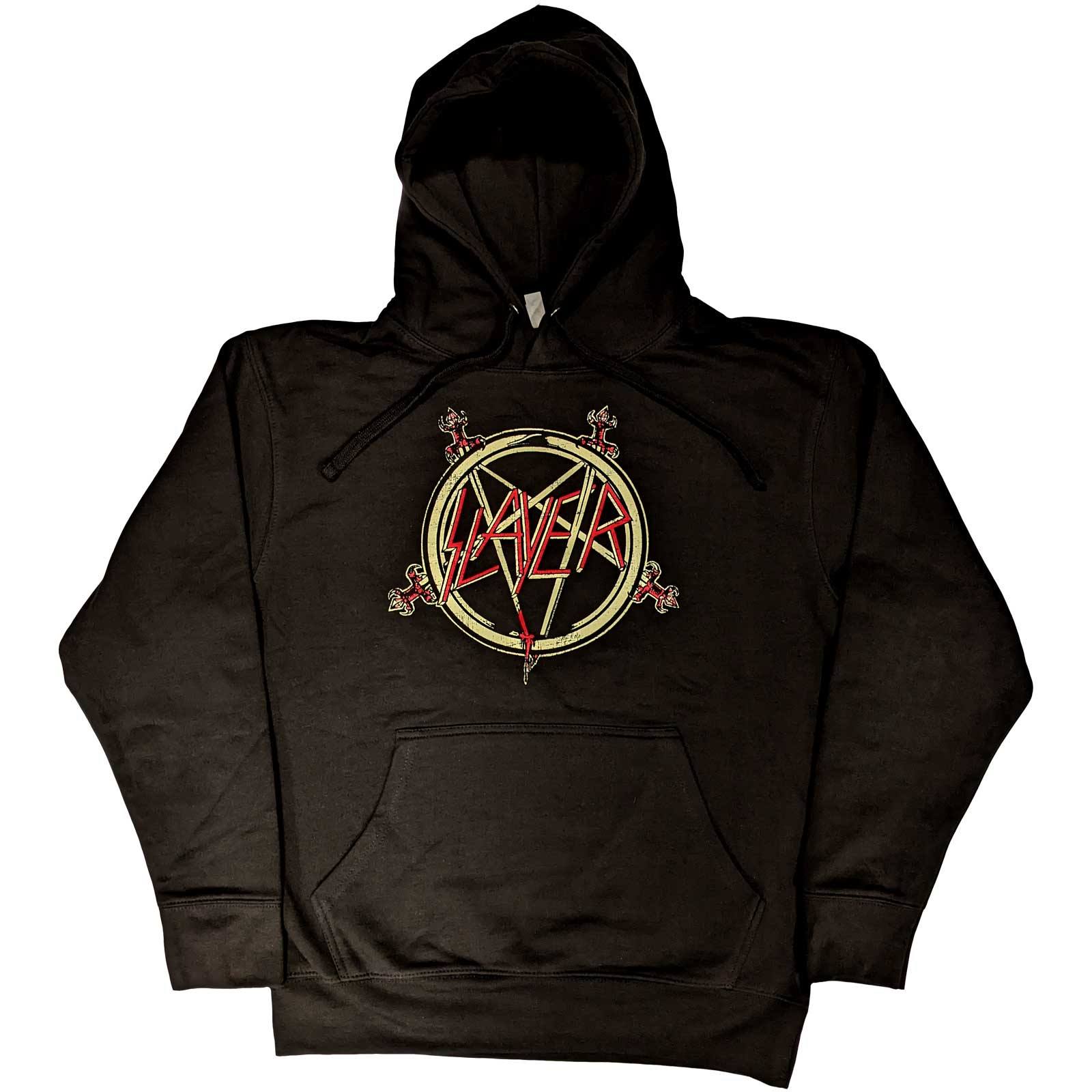 T-shirt Slayer Old School - Pentagramme Avec Logo - Taille XL - Noir - Neuf Sans étiquette