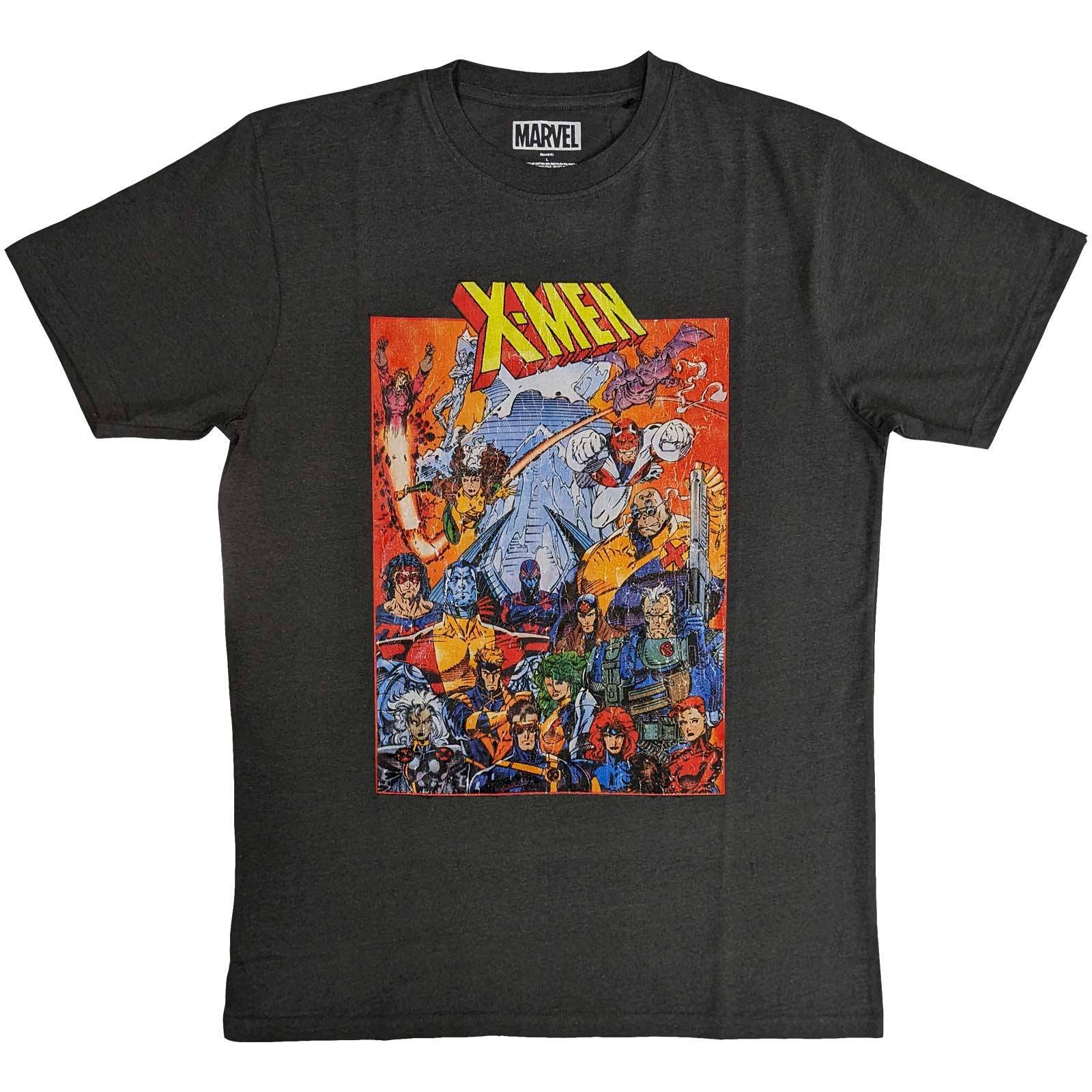 T-shirt Marvel Comics - Motif "Holding Gun" - Noir - Taille L - Unisexe - Neuf Avec étiquettes