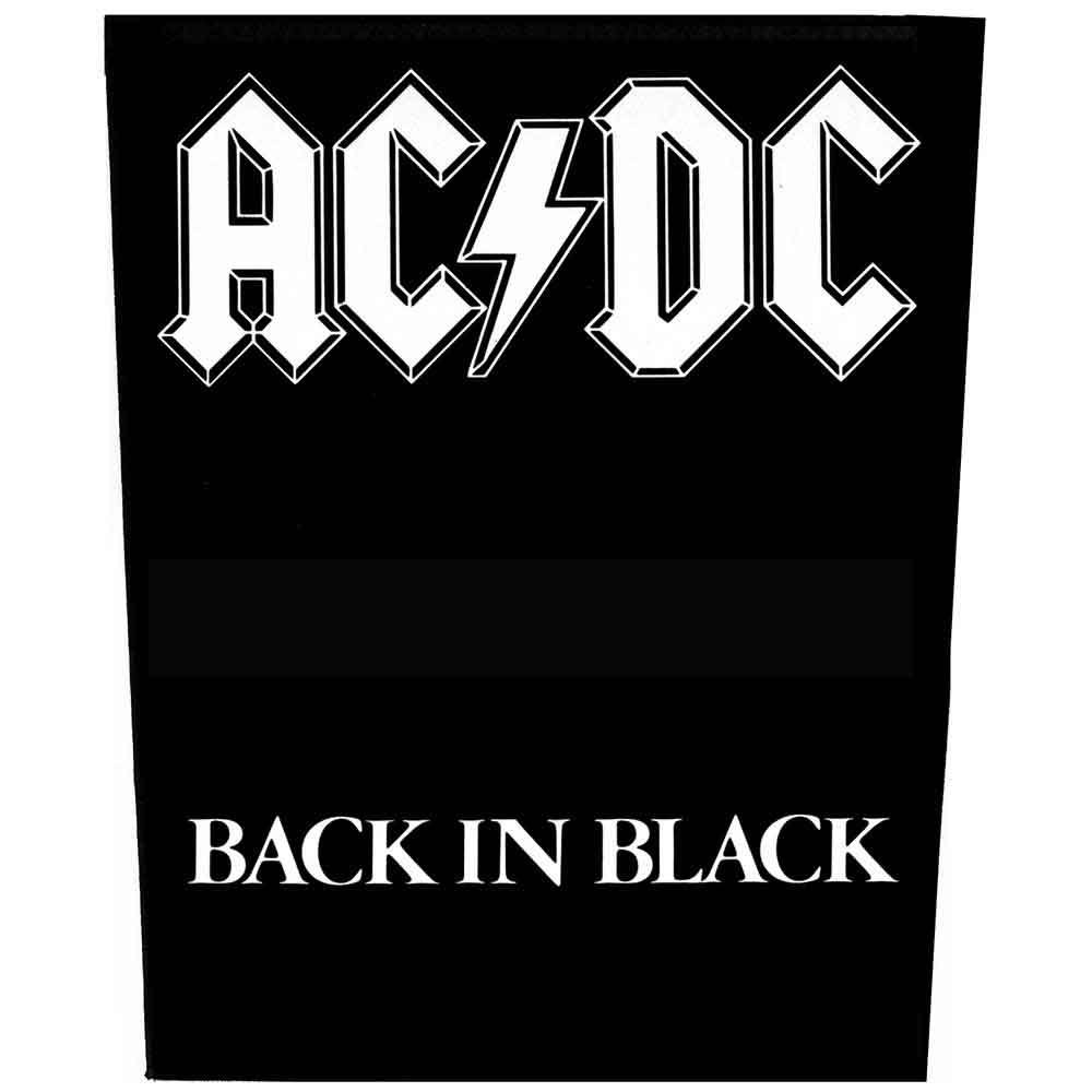 AC/DC Back Patch: Back in Black | Red Rabbit | Red Rabbit trendovska ...