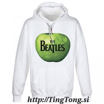 Hoodie Beatles Apple White 1522