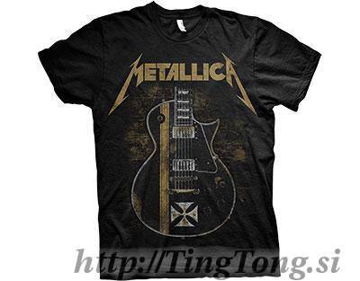 T-shirt Metallica Hetfield Iron Cross Guitar 8091