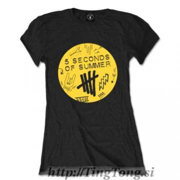 Girlie Shirt 5 Seconds Of Summer Scribble Logo 14637