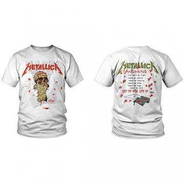 One Landmine White Metallica T-shirt 39252