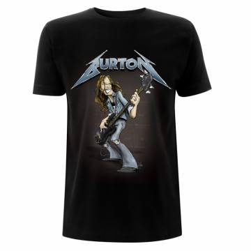 Metallica T-shirt Cliff Burton Squindo Stack (Black) 44580