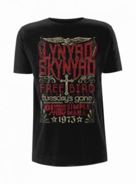 Lynyrd Skynyrd T-shirt Free Bird 1973 Hits 44898