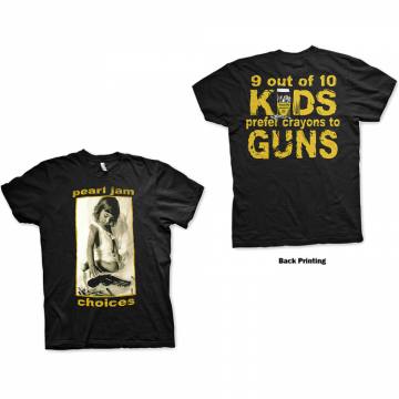 Pearl Jam Unisex T-Shirt: Choices (Back Print) 241200