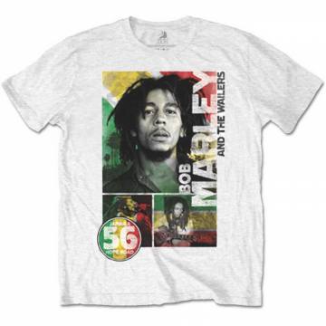 Bob Marley Unisex T-Shirt: 56 Hope Road Rasta (Retail Pack) 228382