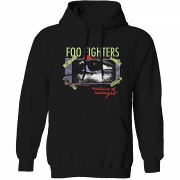 Foo Fighters Hoodie: Medicine At Midnight Taped (Črna) 90490