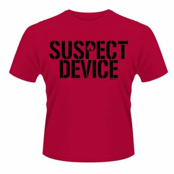 Stiff Little Fingers T-shirt: Suspect Device (Rdeča) 212398