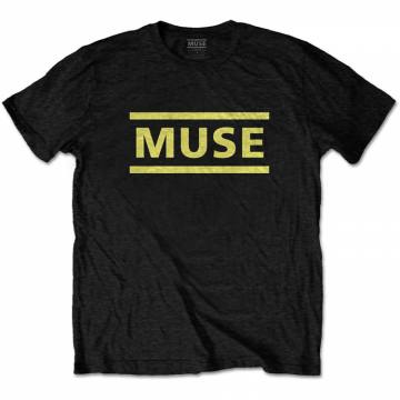 Muse Unisex T-Shirt: Yellow Logo 238791