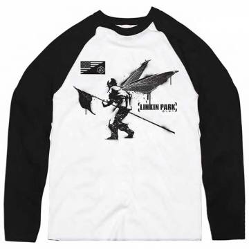 Linkin Park Unisex Raglan T-Shirt: Street Soldier 236196