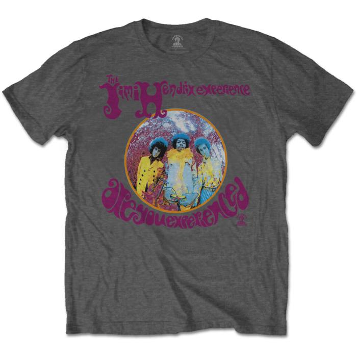 Jimi Hendrix Unisex T-Shirt: Are You Experienced? (siva) 78923