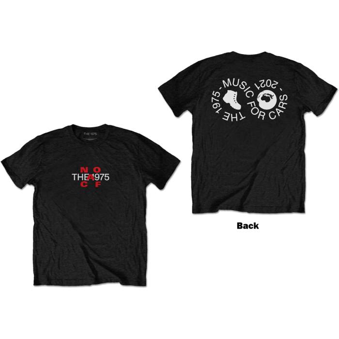 The 1975 T-shirt Music For Cars (črna, back print) 79738