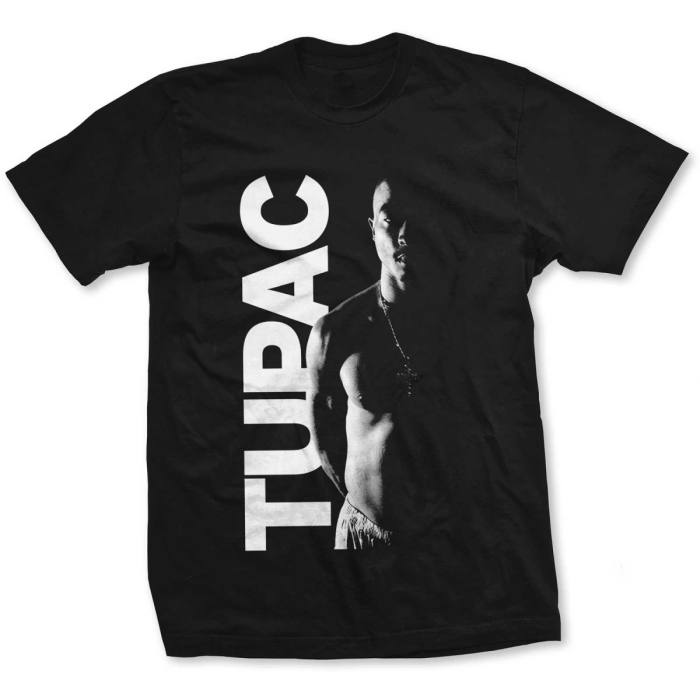 2Pac Unisex T-shirt: Side Photo (črna) 79953