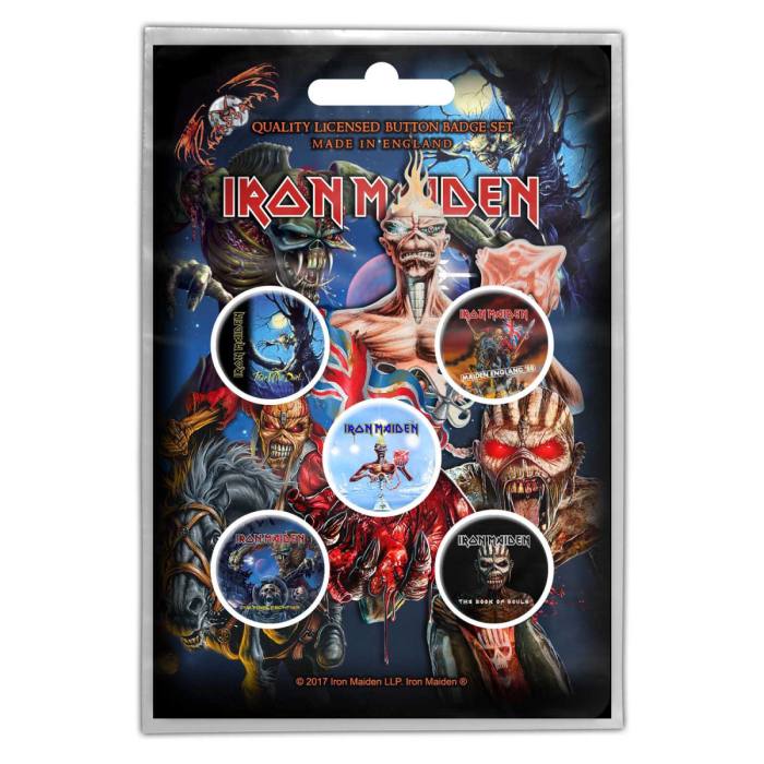 Iron Maiden Button Badge Pack: Later Albums 79036