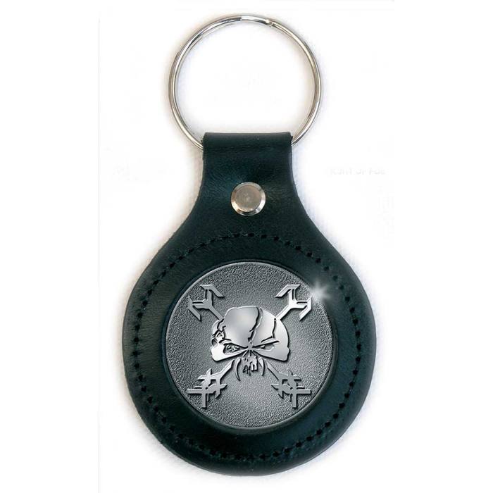 Iron Maiden Leather Keychain: Final Frontier Icon 79054