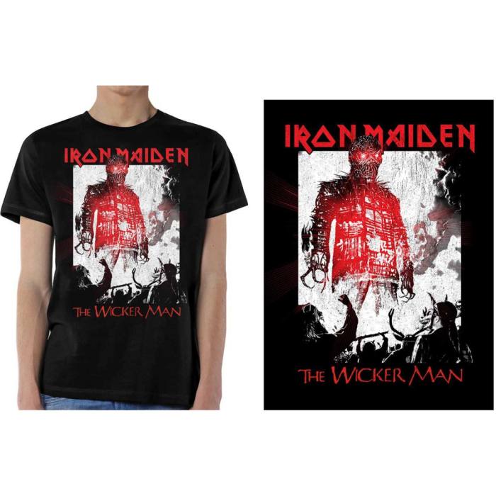 Iron Maiden Unisex T-Shirt: The Wicker Man Smoke 79071
