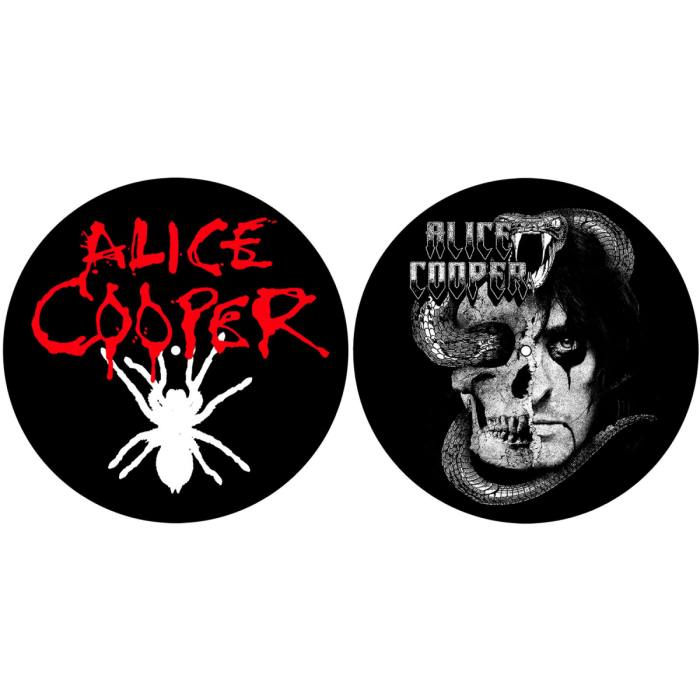 Alice Cooper Turntable Slipmat Set: Spider/Skull 79257