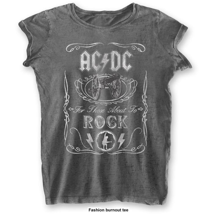 AC/DC Cannon Swig Girlie T-shirt 80784
