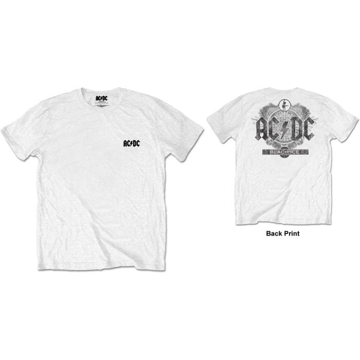 AC/DC Unisex T-Shirt: Black Ice (Back Print/Retail Pack) 80844