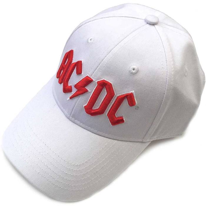 Kapa Baseball AC/DC Red Logo bela 80857