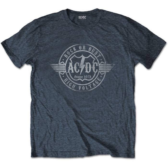 AC/DC T-shirt Rock or Bust Siva Heather 81275