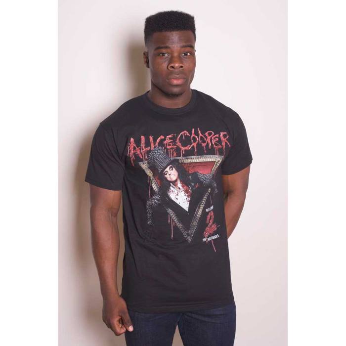 T-shirt Alice Cooper – Welcome to My Nightmare (črna) 81444