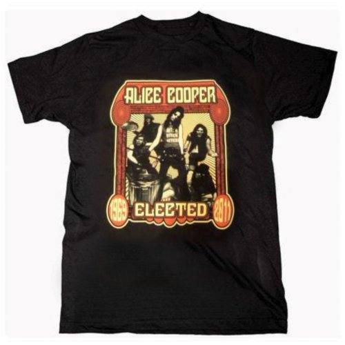 Alice Cooper Unisex T-Shirt: Elected Band 81459