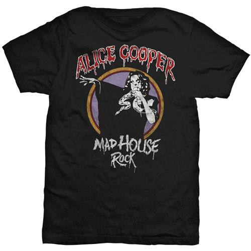 T-shirt Alice Cooper Mad House Rock Black 81482