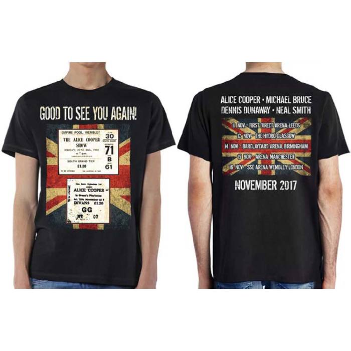 T-shirt Alice Cooper UK Only Event (Nov 2017) (Back Print) (Ex-Tour) 81517