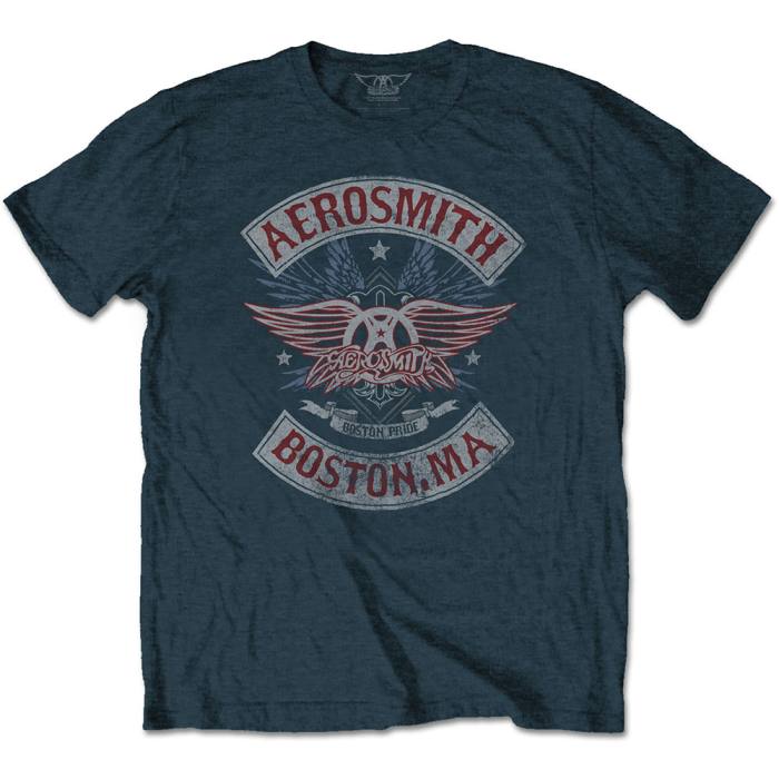 T-shirt Aerosmith Boston Pride Blue 81590