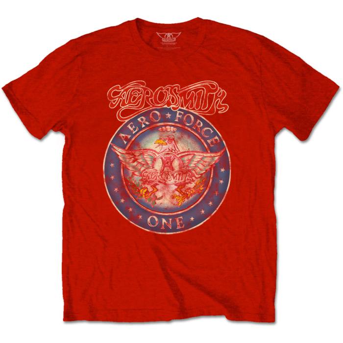 Aerosmith T-shirt Aero Force One Rdeča 81613