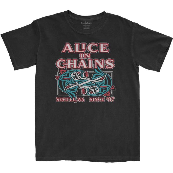 Alice in Chains T-shirt Totem Fish (črna) 81740