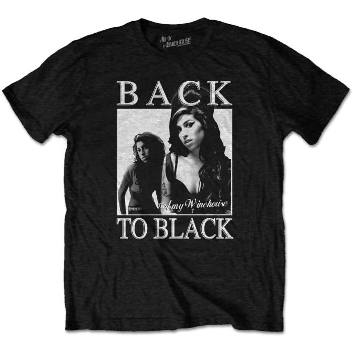 Amy Winehouse T-shirt: Back To Black (črna) 81818