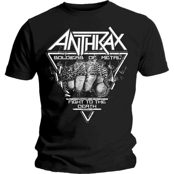 Anthrax Unisex T-Shirt: Soldier of Metal FTD (Black) 81901
