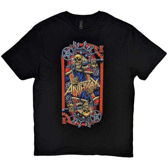 T-shirt Anthrax – Evil King (črna) 81908