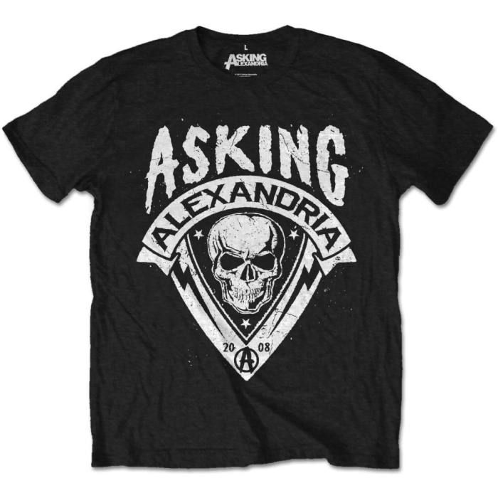 T-shirt Asking Alexandria Skull Shield 82164