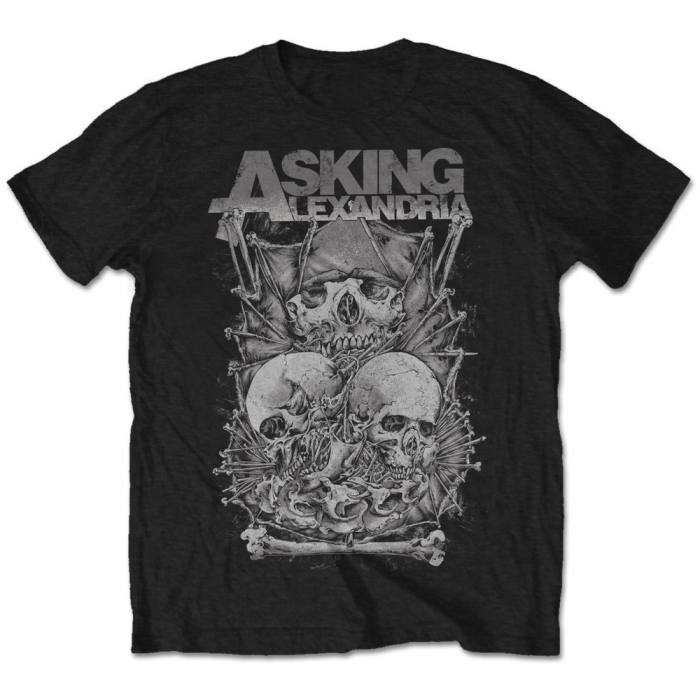 T-shirt Asking Alexandria Skull Stack 82188