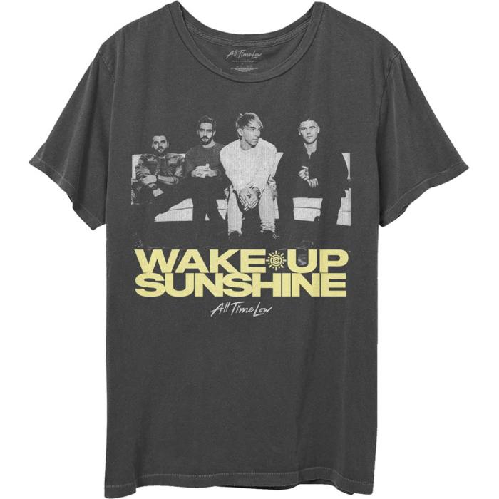 All Time Low T-shirt Faded Wake Up Sunshine (siva) 82430