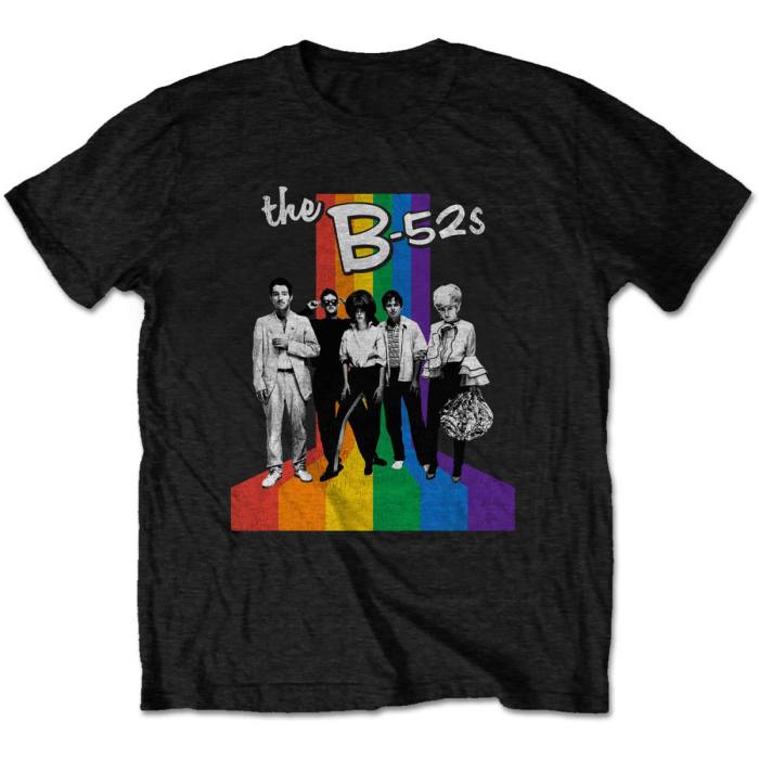 T-shirt Rainbow Stripes - B-52s 82493