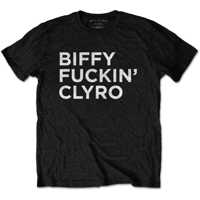 Biffy Clyro Unisex T-shirt: Biffy Fucking Clyro (Črna) 82741