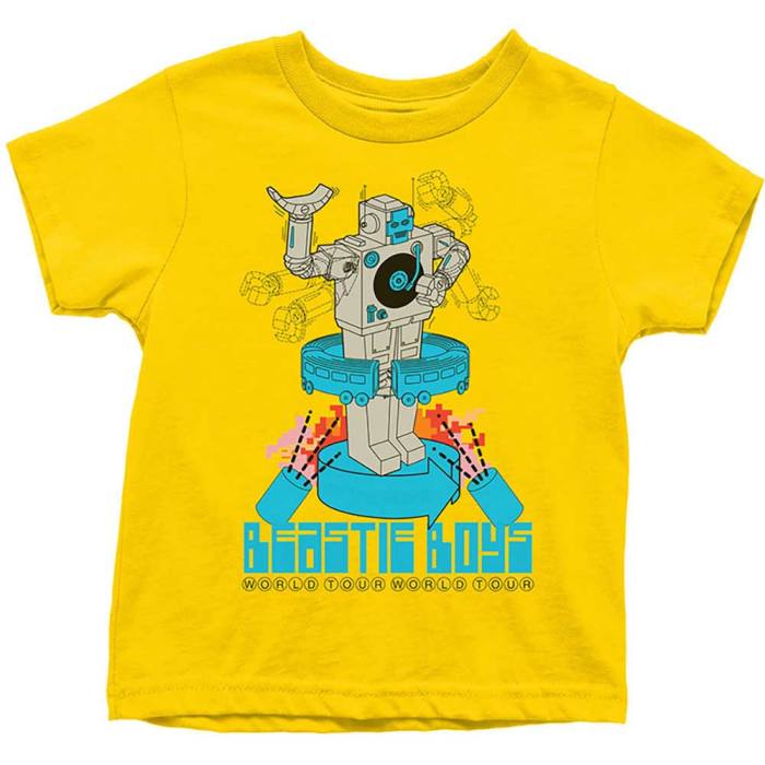 The Beastie Boys Otroški T-shirt: Robot (Rumena) 82832