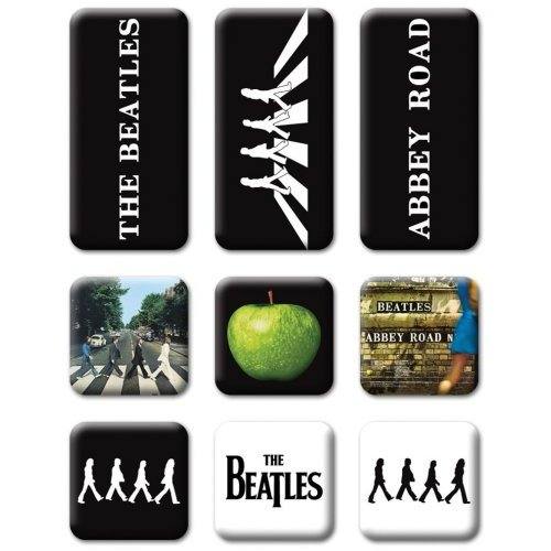 The Beatles Epoxy Magnet Set: Abbey Road 9 Piece Set 83241