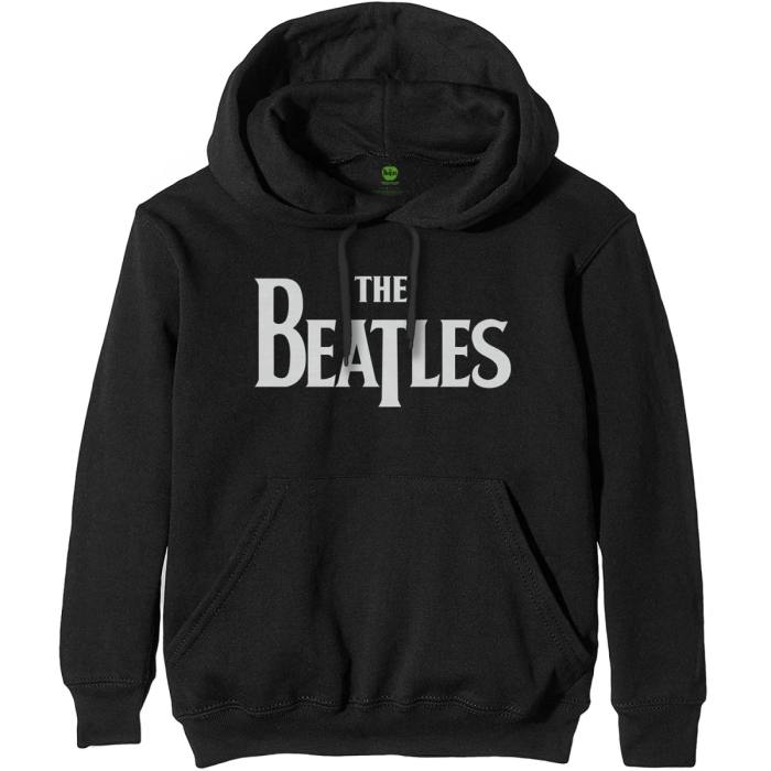 The Beatles Unisex Pullover Hoodie: Drop T Logo (Črna) 83242