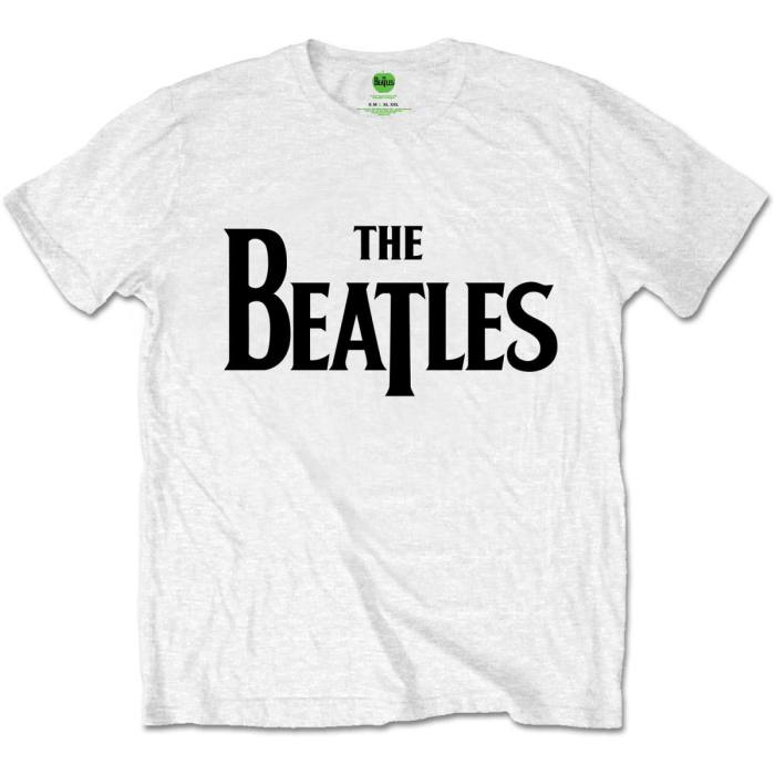 The Beatles Kids T-shirt Drop T Logo (White) 83473