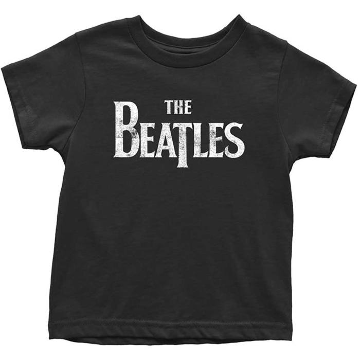 The Beatles Otroški T-shirt: Drop T Logo (Črn) 83480