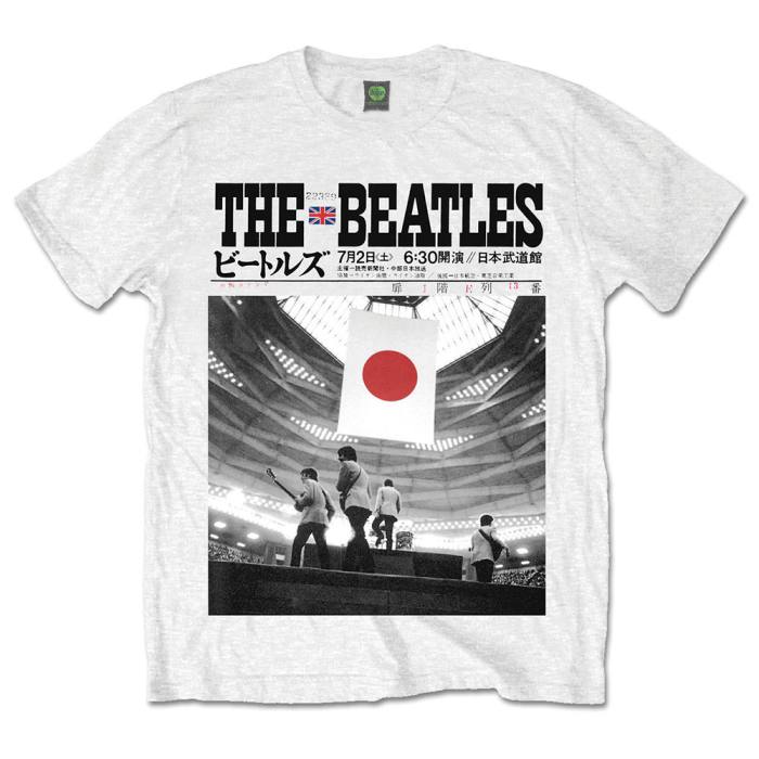 T-shirt The Beatles Live At The Budokan White 83670