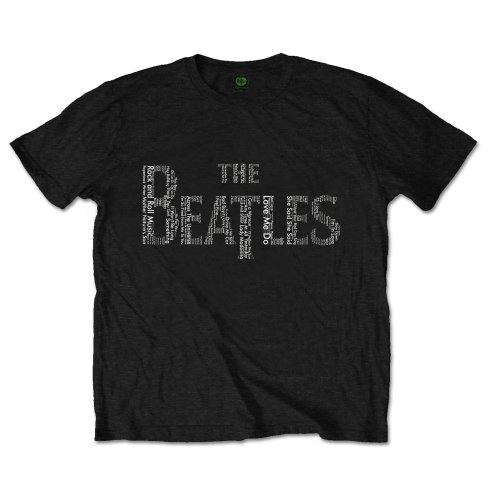 T-shirt Beatles Drop T Songs (črna) 83677