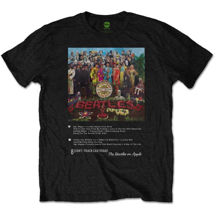 T-shirt The Beatles Sgt Pepper 8 Track (črna) 83768